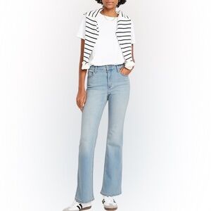 Old Navy Light Wash High-Rise Wow Flare Women’s Jeans - Light Blue